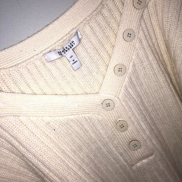 10 Crosby Derek Lam Knit Cold Shoulder Sweater - Picture 9 of 16